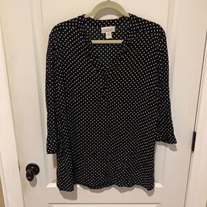 Great expectations Maternity polka dot top